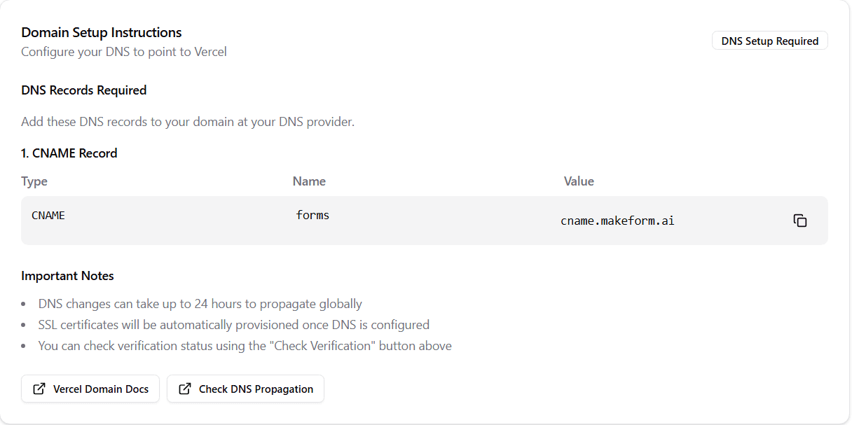 DNS Setup Instructions