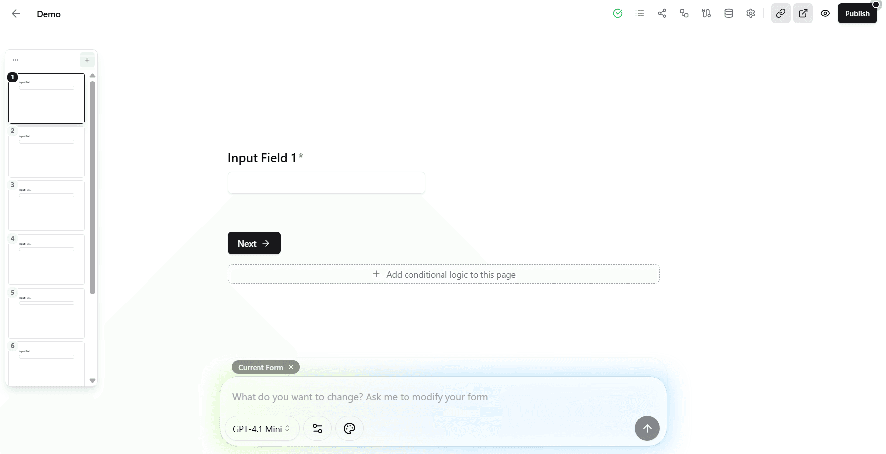 Locate Add Logic Button